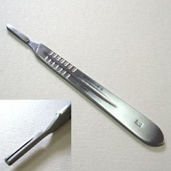 Рукоятка для скальпеля №4 135 мм J-15-069(для лезвий  10,13,15,17